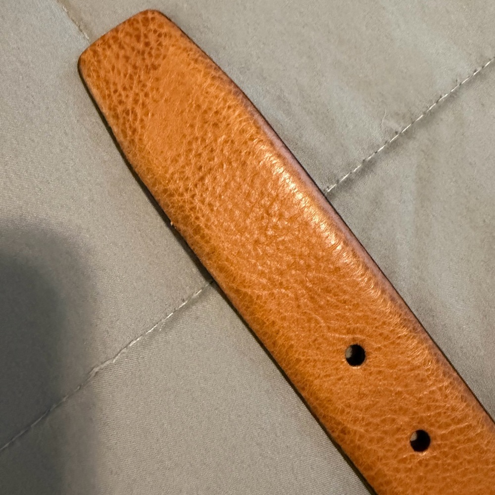 Tommy Bahama Tan Leather Belt - Picture 7 of 8
